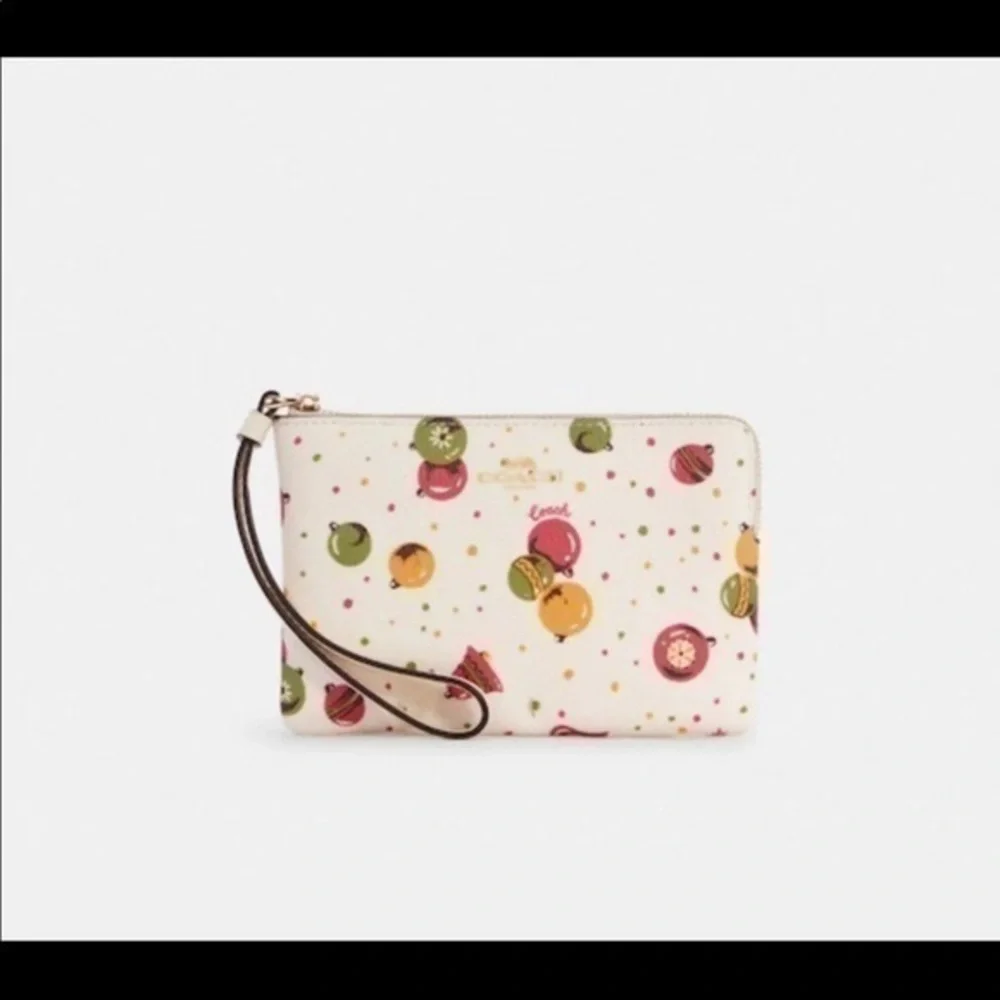 Coach Corner Zip Wristlet Ornament Print - Picture 2 of 6